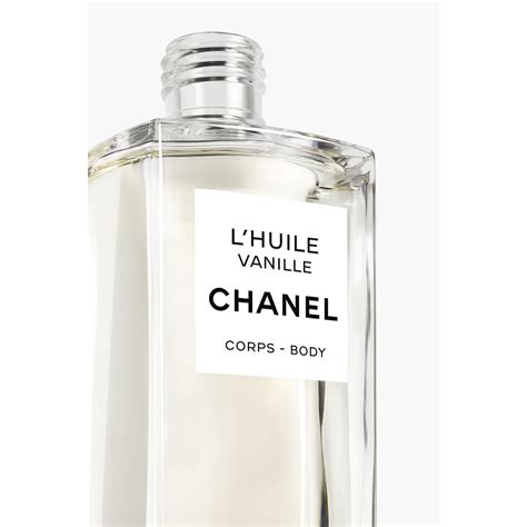 l'huile vanille chanel|chanel l'huile demaquillage.